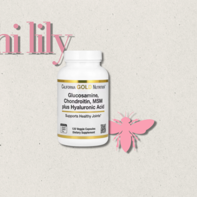 California Gold Nutrition -  Glucosamine, Chondroitin, Methylsulfonylmethane và Axit Hyaluronic - 120 viên nang chay